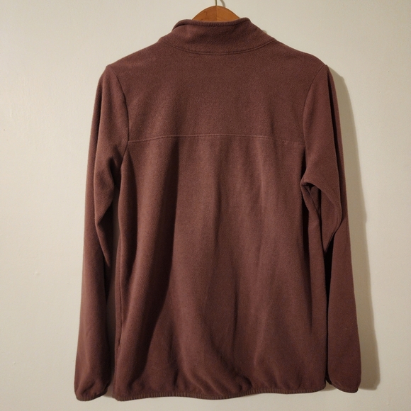 The North Face Fleece Pullover Size M 100% Polyester 1/4 zip - Picture 2 of 6
